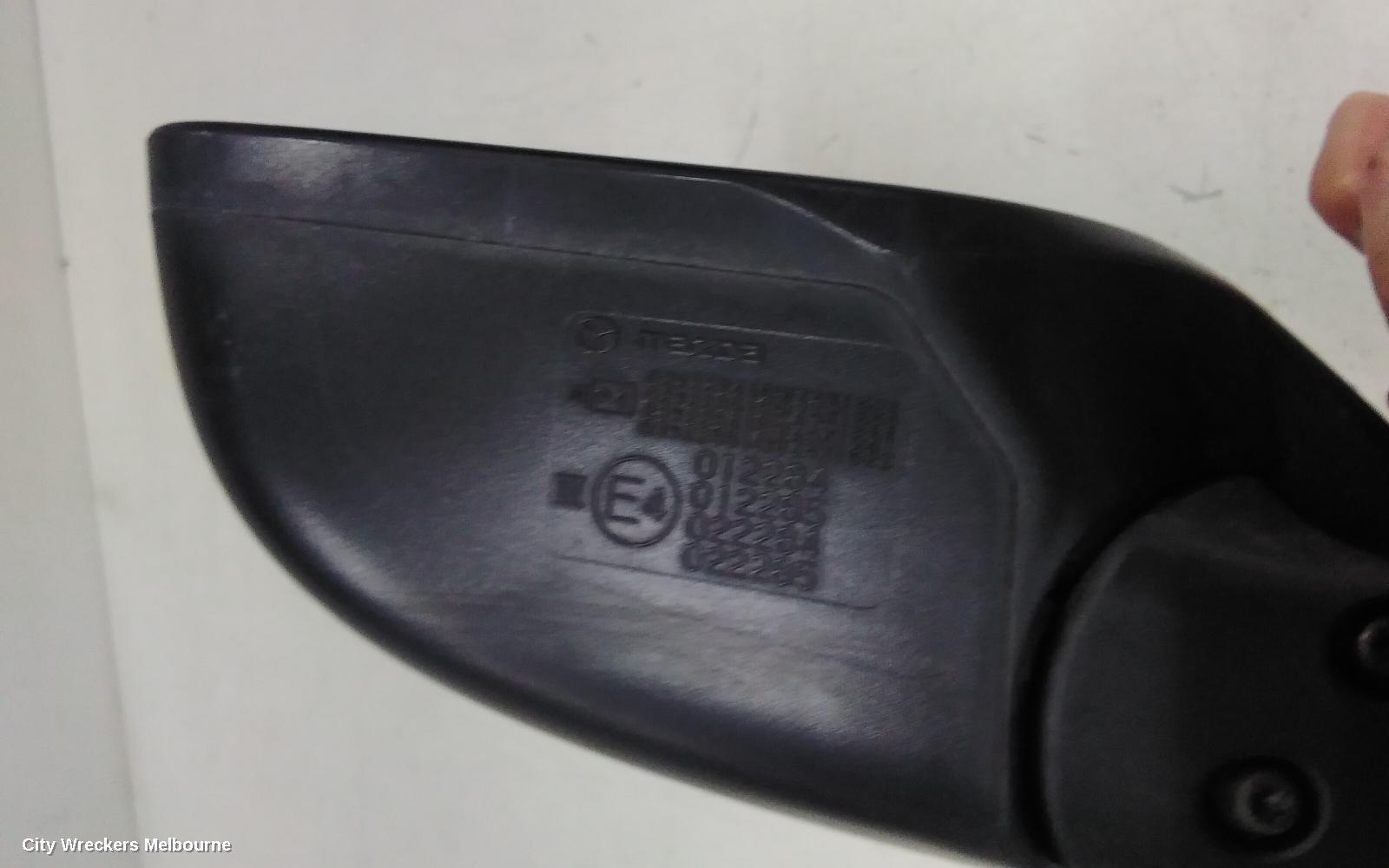 MAZDA CX7 LEFT DOOR MIRROR, ER, HEATED, 6 WIRE TYPE, 11/2006 - 02/2012