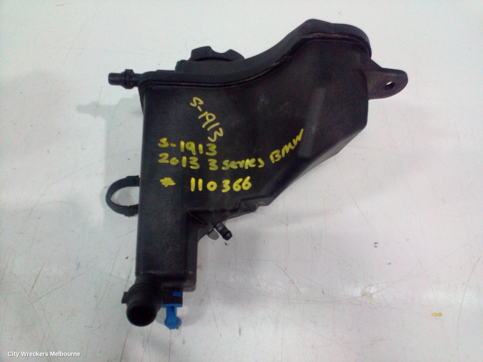 BMW 3 SERIES OVERFLOW BOTTLE, E90/E91/E92/E93, 2.0 N47/N47N/M47, DIESEL, 03/2005 - 09/2013