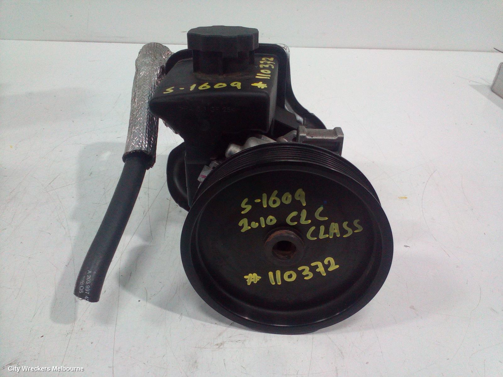 MERCEDES CLC CLASS STEERING PUMP, PETROL, 4CYL, LUK P/N A0034664001, CL203, 08/2008 - 03/2011