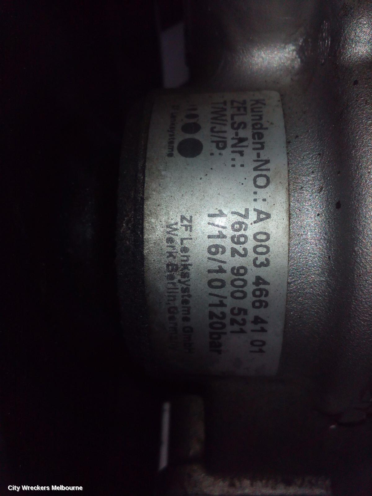 MERCEDES CLC CLASS STEERING PUMP, PETROL, 4CYL, LUK P/N A0034664001, CL203, 08/2008 - 03/2011