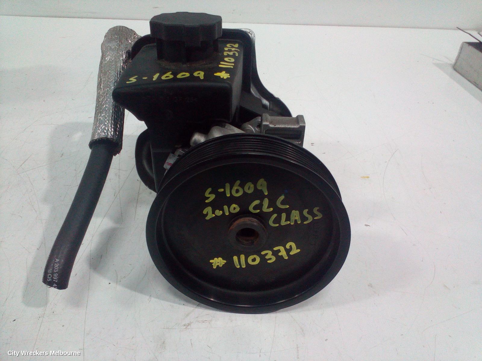 MERCEDES CLC CLASS STEERING PUMP, PETROL, 4CYL, LUK P/N A0034664001, CL203, 08/2008 - 03/2011