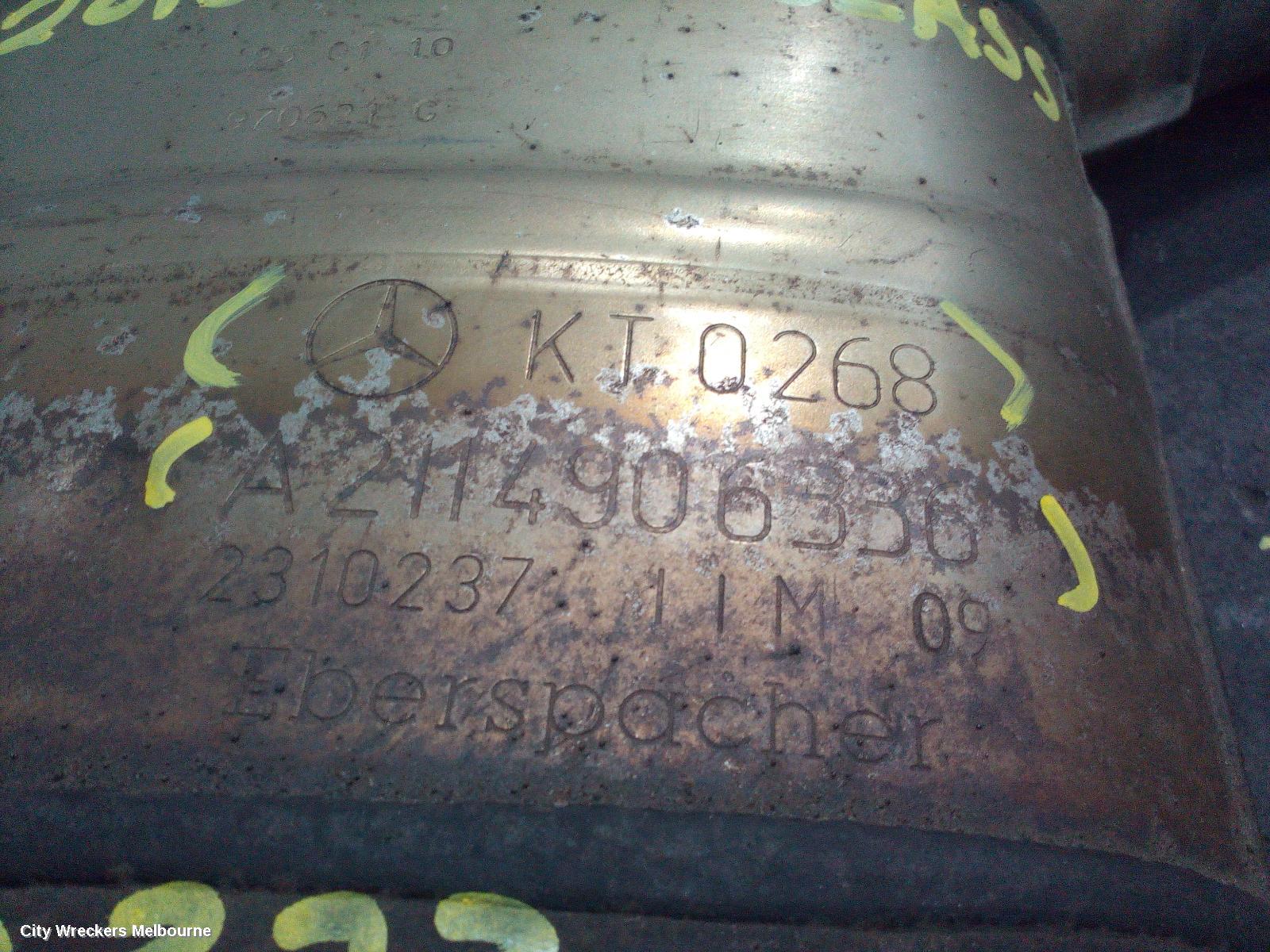MERCEDES CLC CLASS CATALYTIC CONVERTER, UNDER CAR-CAT TYPE, 1.8, PETROL, CL203, 08/2008 - 03/2011
