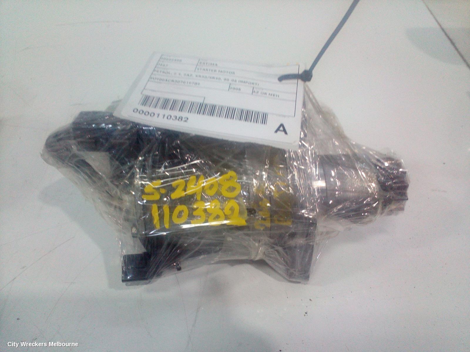 TOYOTA ESTIMA STARTER, PETROL, 2.4, 2AZ, XR30/XR40, 00-06 (IMPORT)