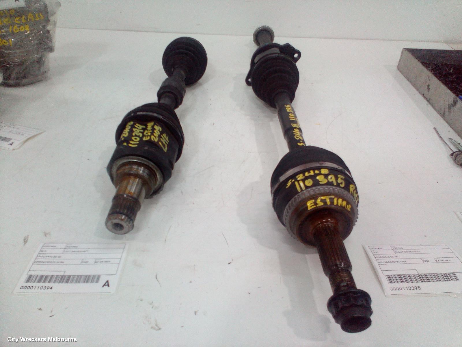 TOYOTA ESTIMA RIGHT DRIVESHAFT, XR30/XR40 00-06