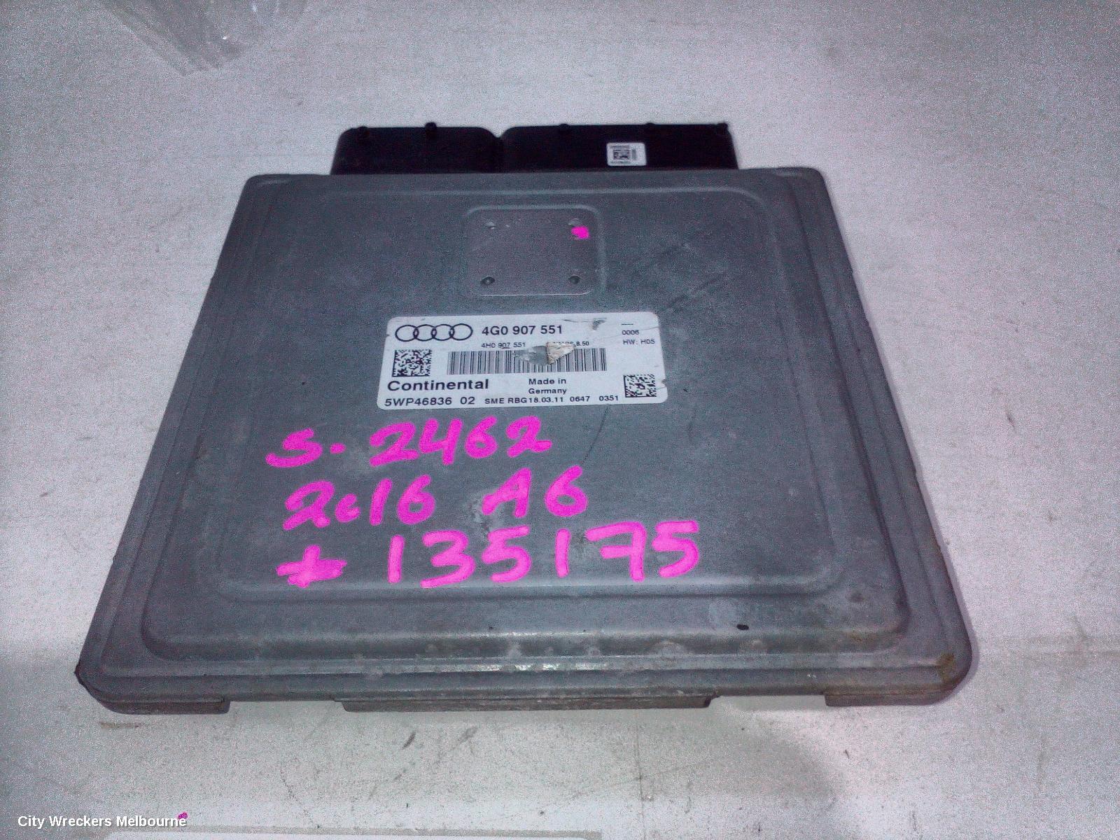 AUDI A6 ECU, ENGINE ECU, 3.0, PETROL, CGWB CODE, ECU ONLY, 4G/C7, 04/2011 - 06/2018