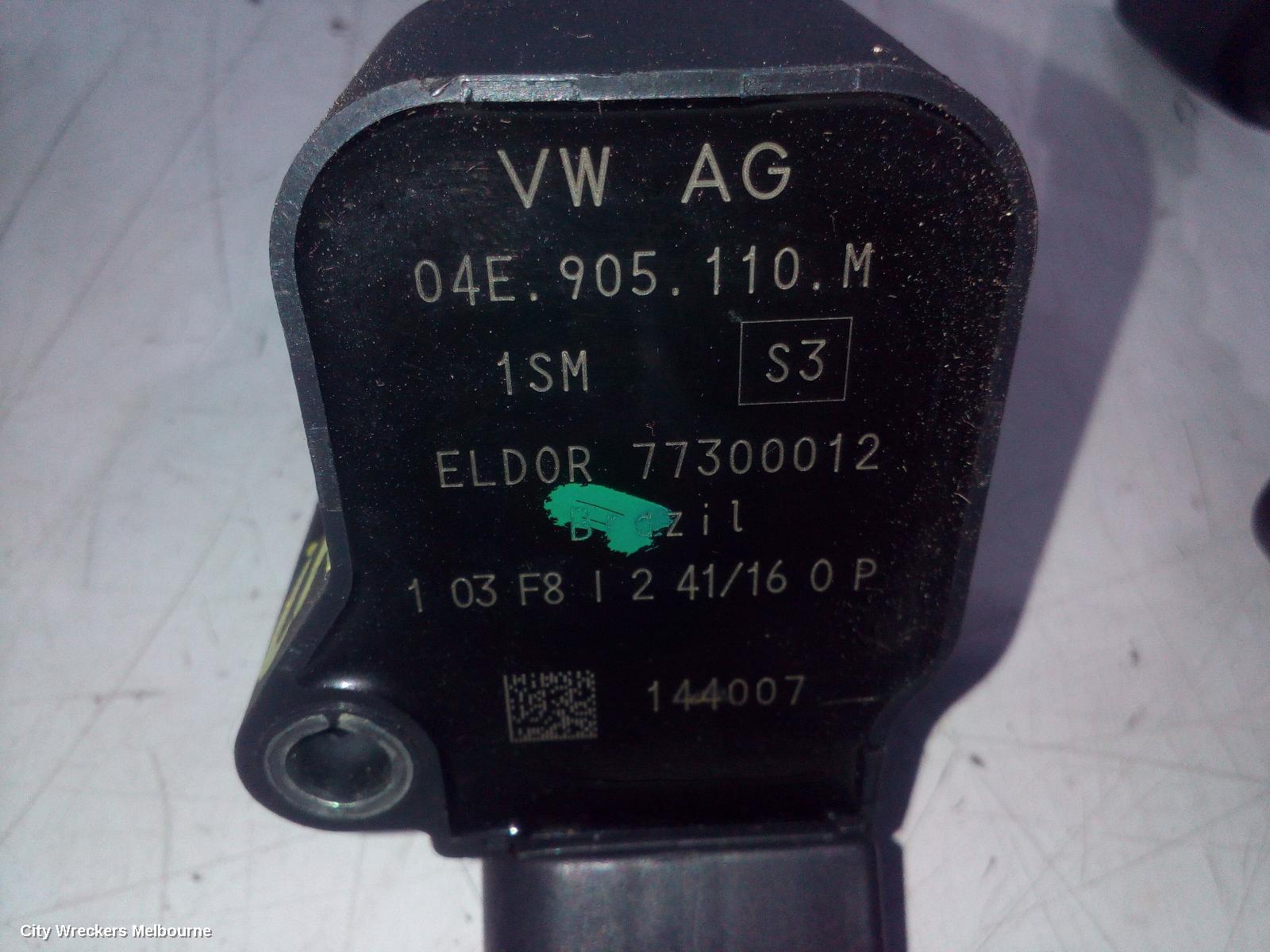 VOLKSWAGEN CADDY COIL/COIL PACK, 2KN, 12/2015 - 02/2021