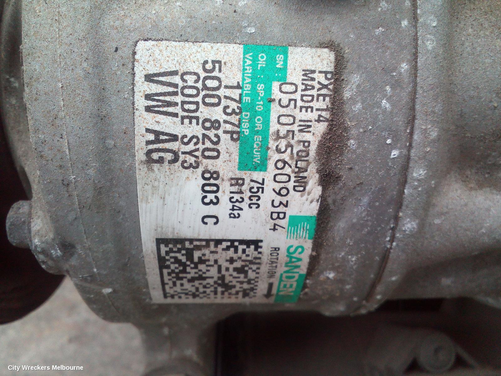 AUDI A3 A/C COMPRESSOR, 8V, PETROL, A3/S3, 03/2013 - 10/2020