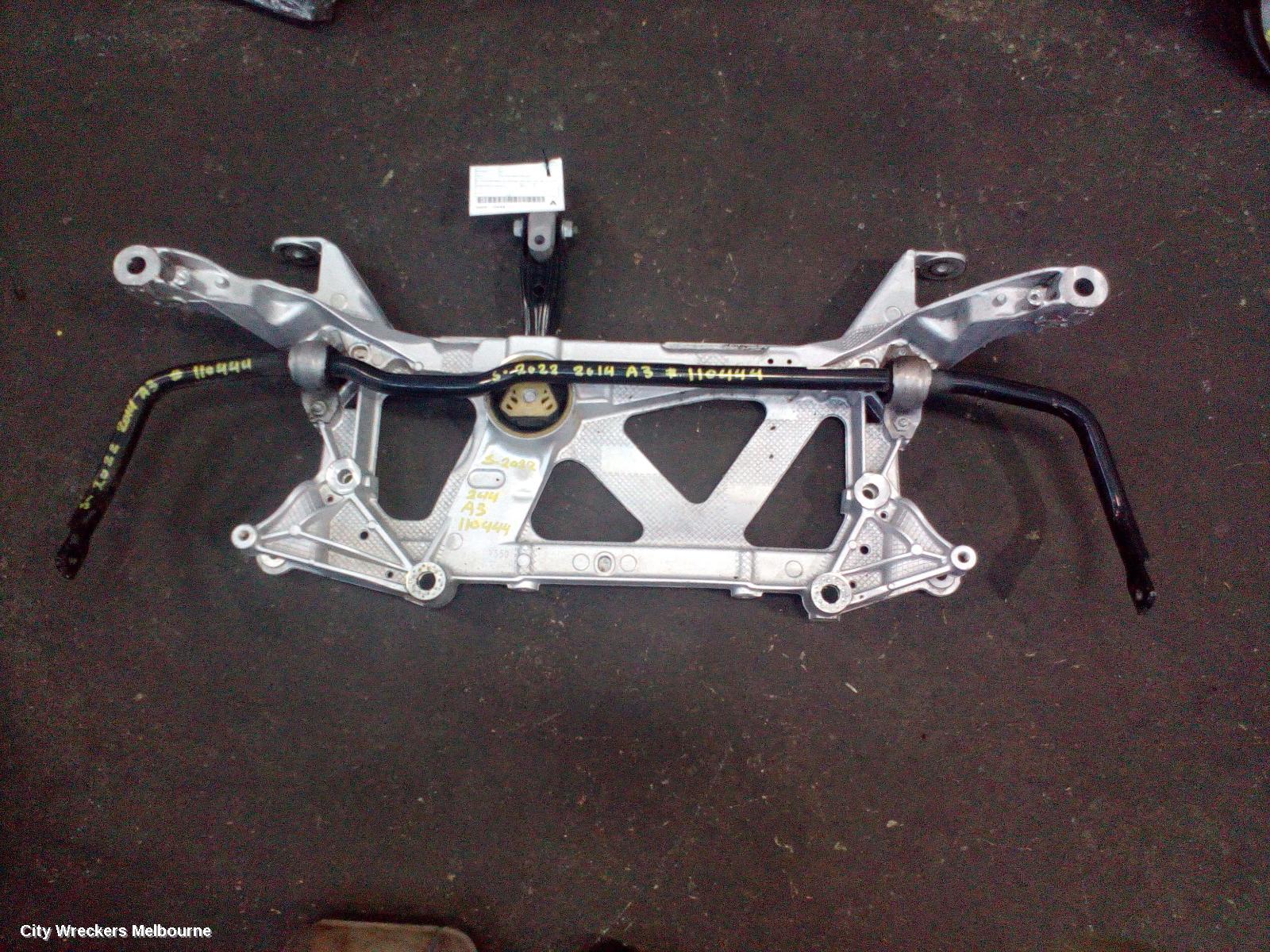AUDI A3 FRT XMEMBER/CRADLE, 8V, CROSSMEMBER, ALUMINUM, NON RS3 TYPE, 05/2013 - 10/2020
