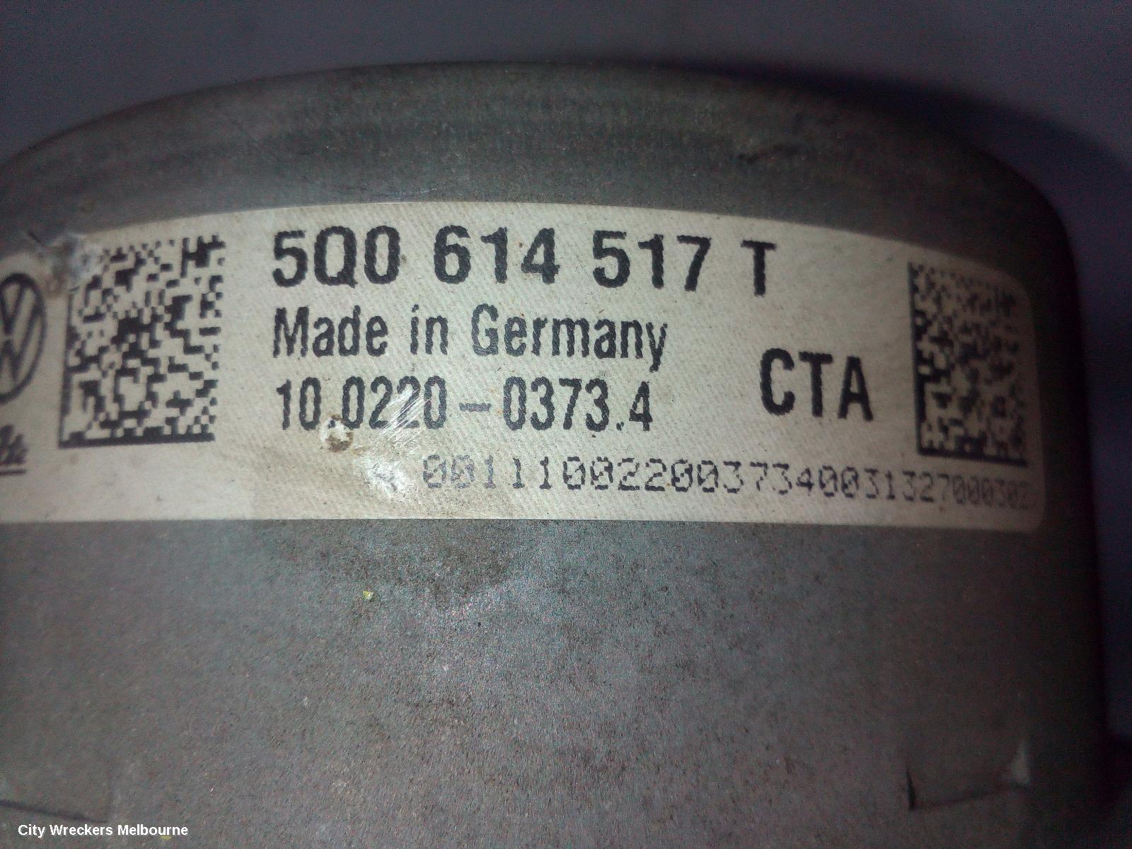 AUDI A3 ABS PUMP/MODULATOR, 8V, P/N 5Q0614517T, 05/2013 - 10/2020