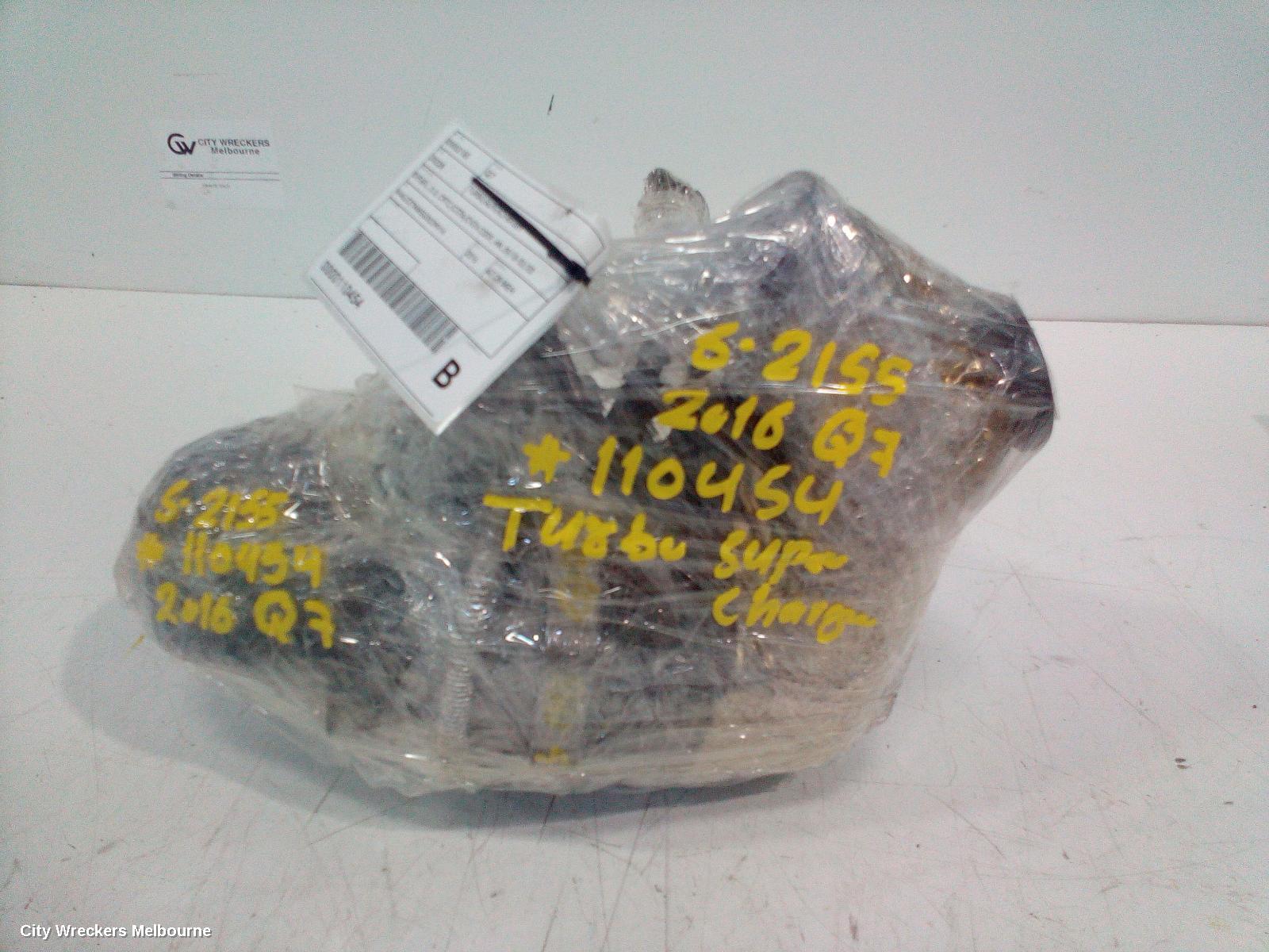 AUDI Q7 TURBO SUPERCHARGER, DIESEL, 3.0, CRTC/CZZA/CVZA CODE, 4M, 09/2015 - 03/2020