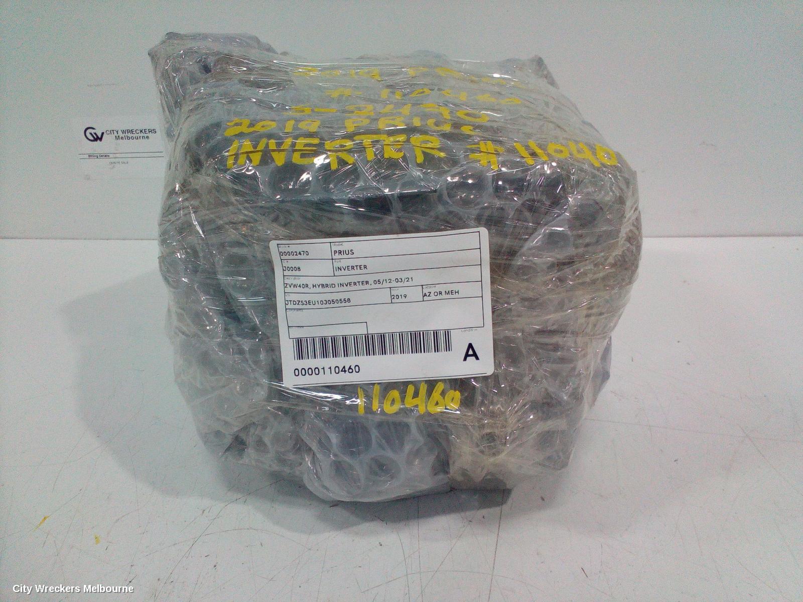 TOYOTA PRIUS INVERTER, ZVW40R, HYBRID INVERTER, 05/2012 - 03/2021