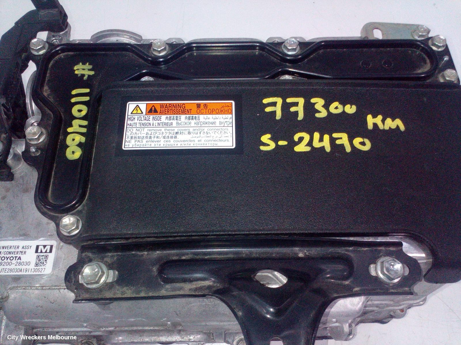 TOYOTA PRIUS INVERTER, ZVW40R, HYBRID INVERTER, 05/2012 - 03/2021