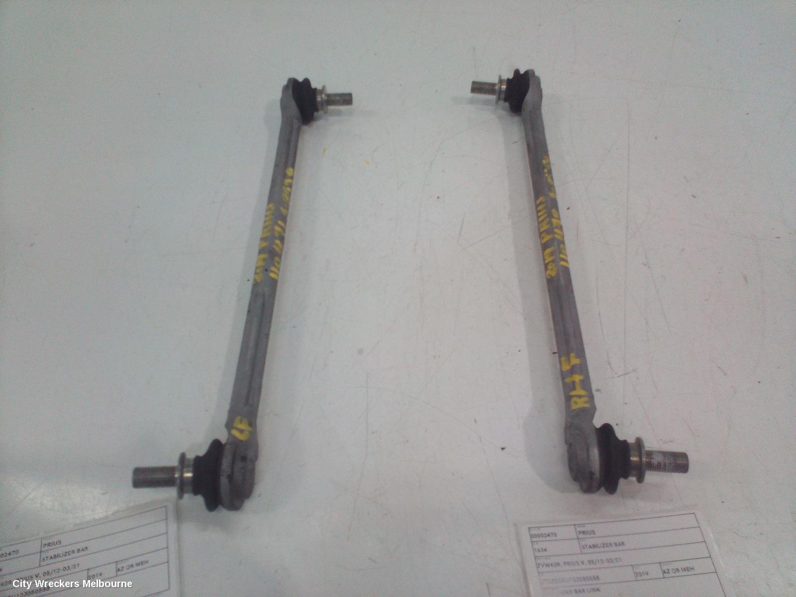 TOYOTA PRIUS STABILISER BAR, ZVW40R, PRIUS V, 05/2012 - 11/2022