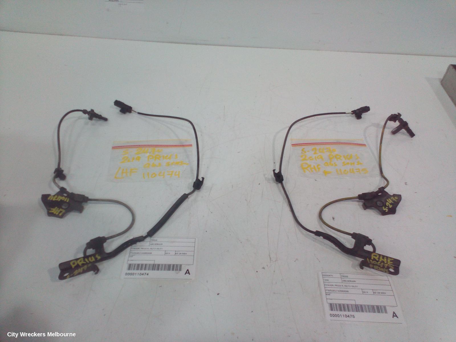 TOYOTA PRIUS ABS SENSOR, ZVW40R, PRIUS V, 05/2012 - 11/2022