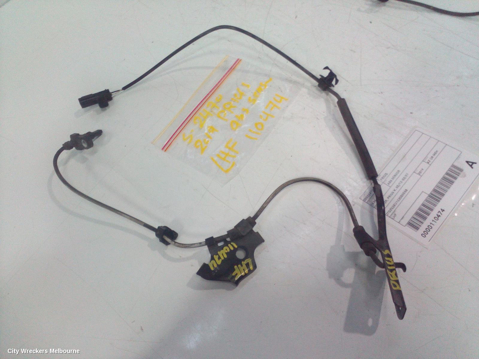 TOYOTA PRIUS ABS SENSOR, ZVW40R, PRIUS V, 05/2012 - 11/2022