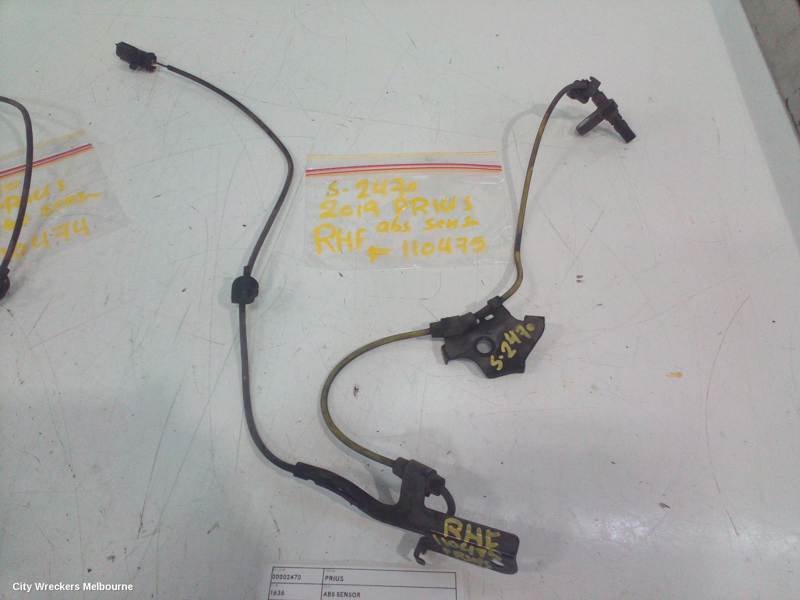 TOYOTA PRIUS ABS SENSOR, ZVW40R, PRIUS V, 05/2012 - 11/2022