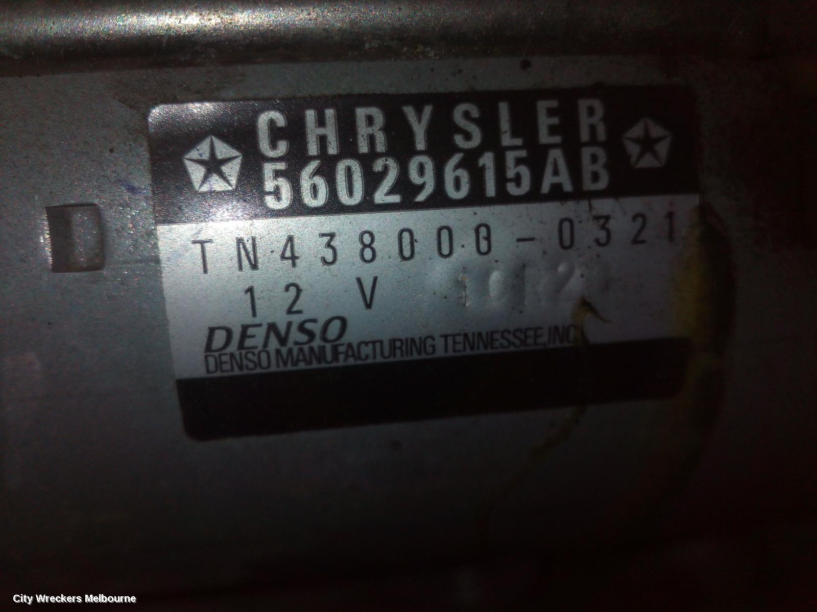JEEP CHEROKEE STARTER, PETROL, 3.2, STOP/START TYPE, KL, 02/2014 - 11/2022
