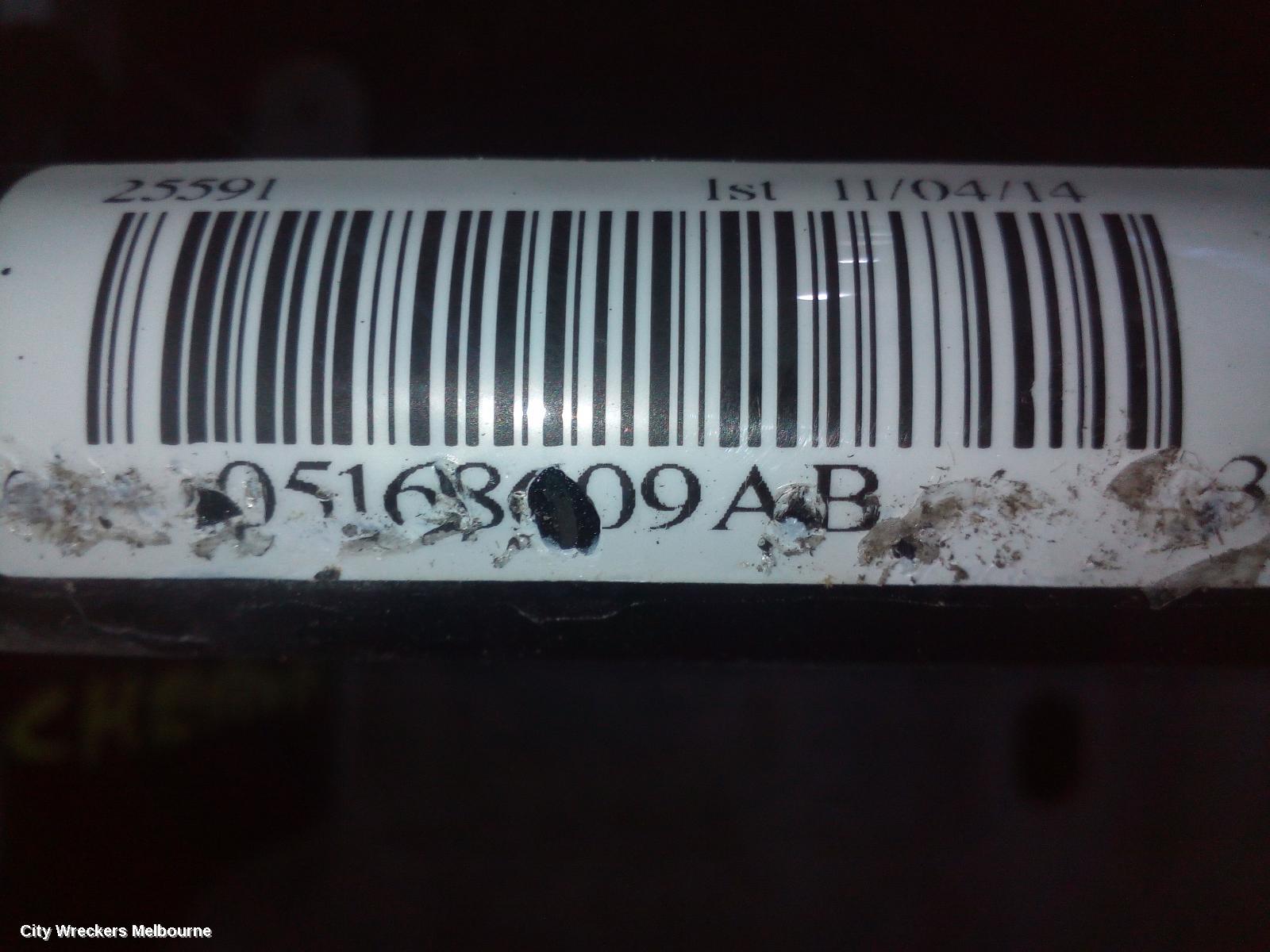 JEEP CHEROKEE FRT XMEMBER/CRADLE, CROSSMEMBER, KL, 02/2014 - 11/2022