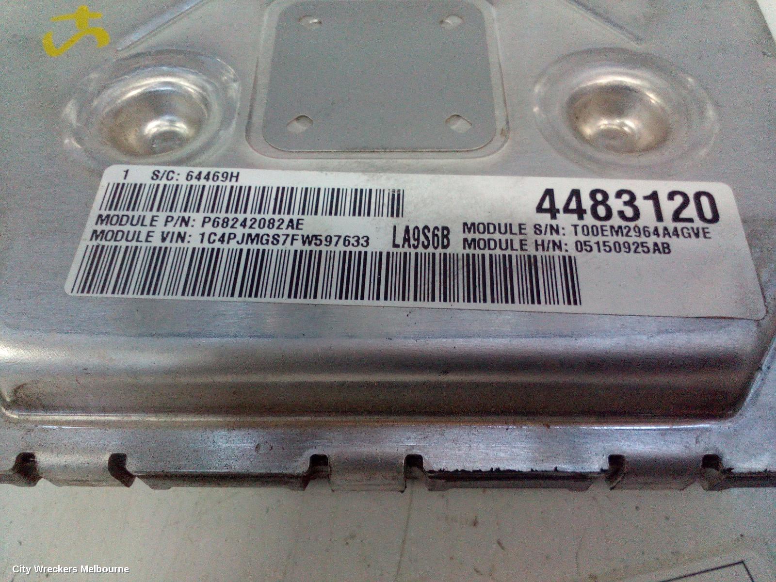JEEP CHEROKEE ECU, ENGINE ECU, 3.2, PETROL, ECU ONLY, KL, 02/2014 - 11/2022