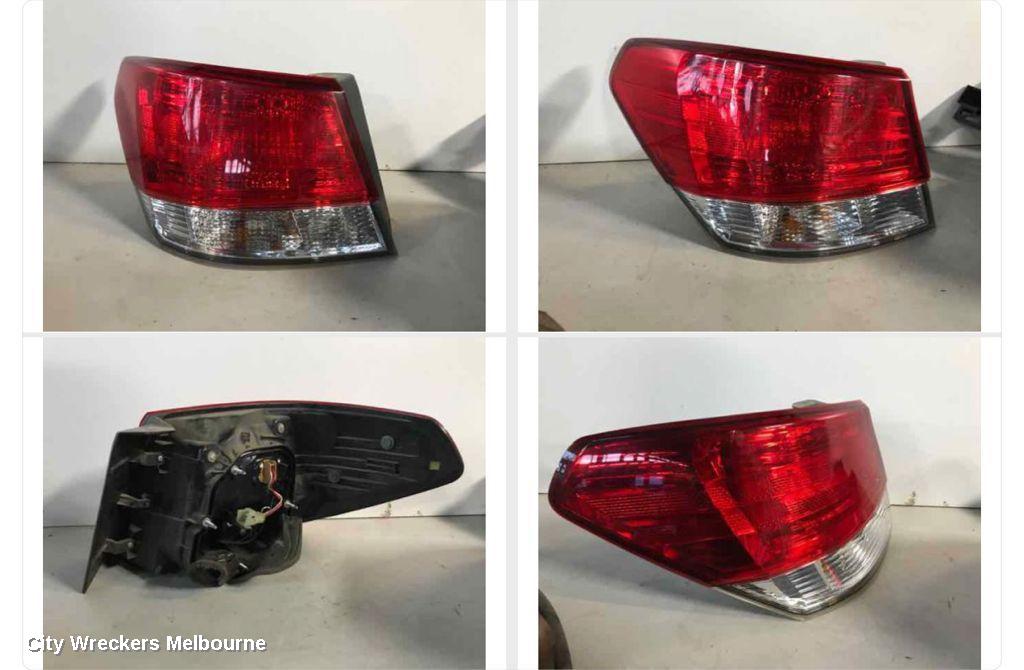 SUBARU LIBERTY LEFT TAILLIGHT, 5TH GEN, SEDAN, IN BODY, 07/2009 - 11/2014