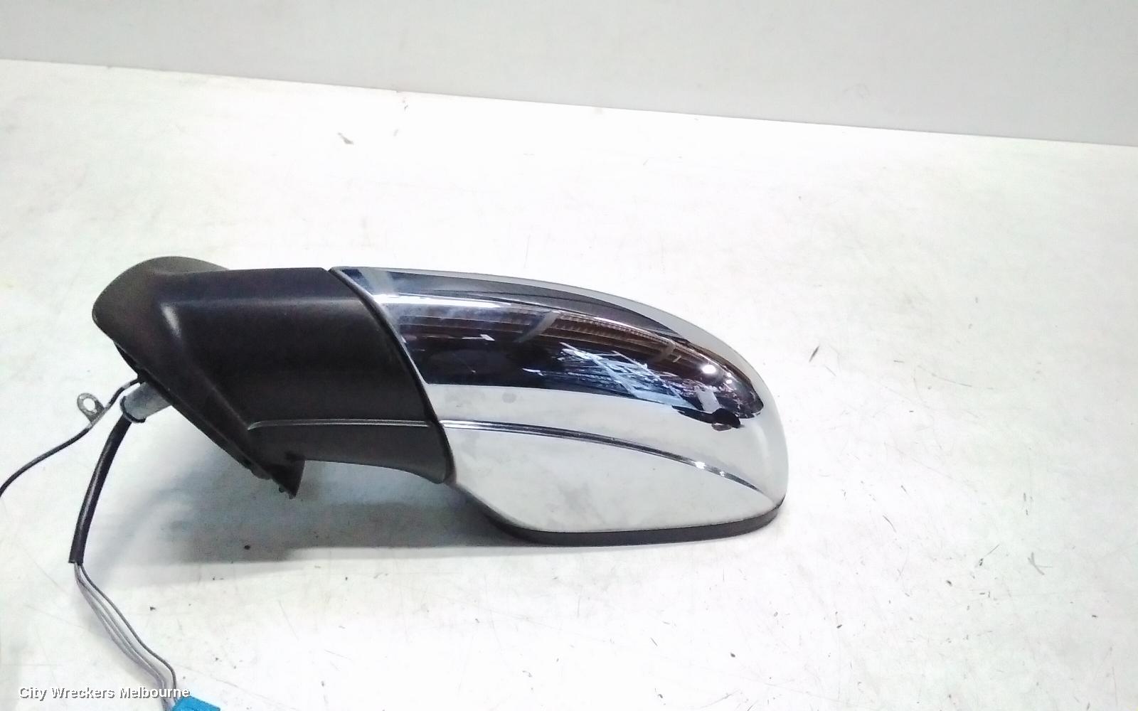 VOLKSWAGEN AMAROK LEFT DOOR MIRROR, 2H, MANUAL FOLD, PARTIAL COLOUR CODED/BLACK, 10 PIN (5 WIRE) TYPE, 07/2013 - 09/2022