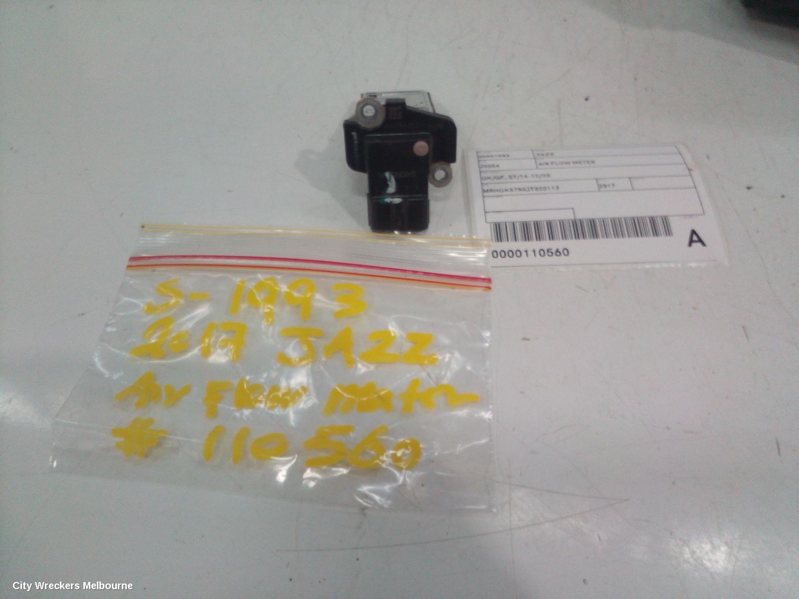 HONDA JAZZ AIR FLOW METER, GK/GF, 07/2014 - 12/2020
