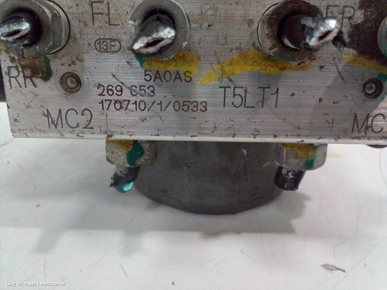 HONDA JAZZ ABS PUMP/MODULATOR, GF/GK, MANUAL T/M, 07/2014 - 12/2020