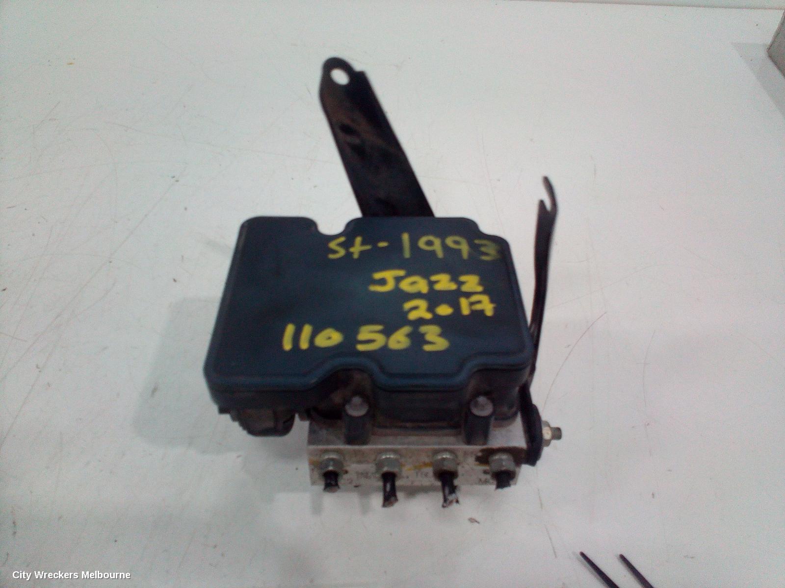 HONDA JAZZ ABS PUMP/MODULATOR, GF/GK, MANUAL T/M, 07/2014 - 12/2020