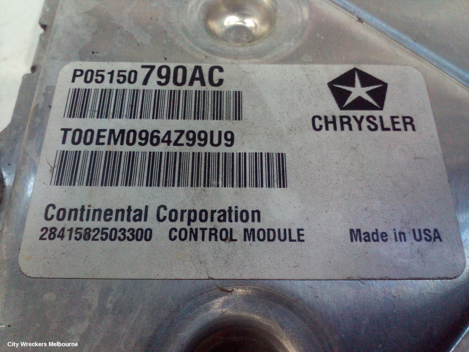 JEEP CHEROKEE ECU, ENGINE ECU, 3.2, PETROL, ECU ONLY, KL, 02/2014 - 11/2022