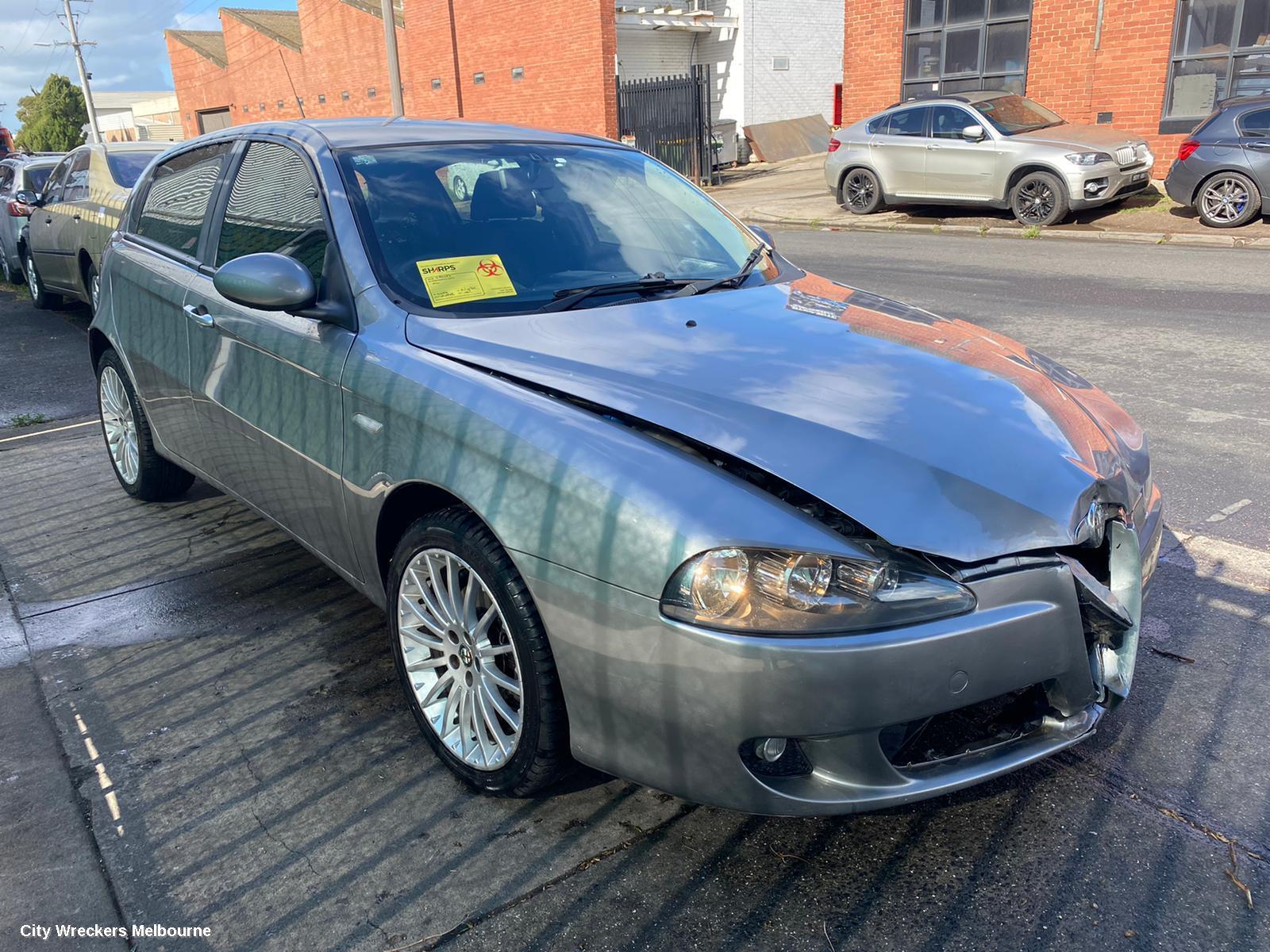 ALFA ROMEO 147 BONNET LOCK/SUPPORT, +BONNET LOCK PANEL+ 06/2005 - 12/2009