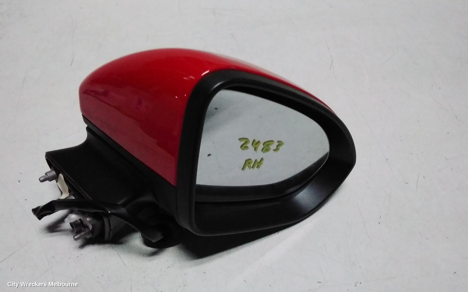 HOLDEN ASTRA RIGHT DOOR MIRROR, BL, SEDAN, NON HEATED, NON BLIND SPOT TYPE, 05/2017 - 12/2020