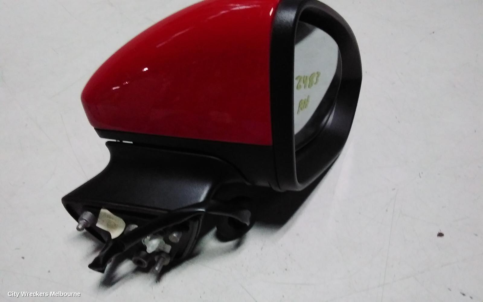 HOLDEN ASTRA RIGHT DOOR MIRROR, BL, SEDAN, NON HEATED, NON BLIND SPOT TYPE, 05/2017 - 12/2020