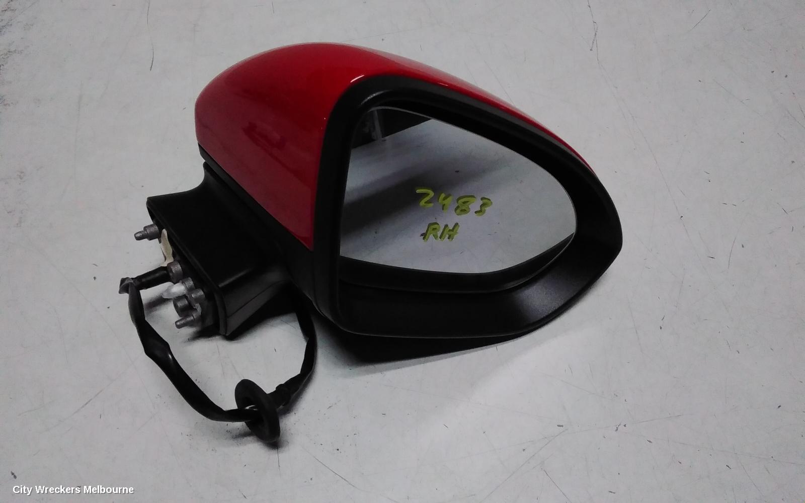 HOLDEN ASTRA RIGHT DOOR MIRROR, BL, SEDAN, NON HEATED, NON BLIND SPOT TYPE, 05/2017 - 12/2020