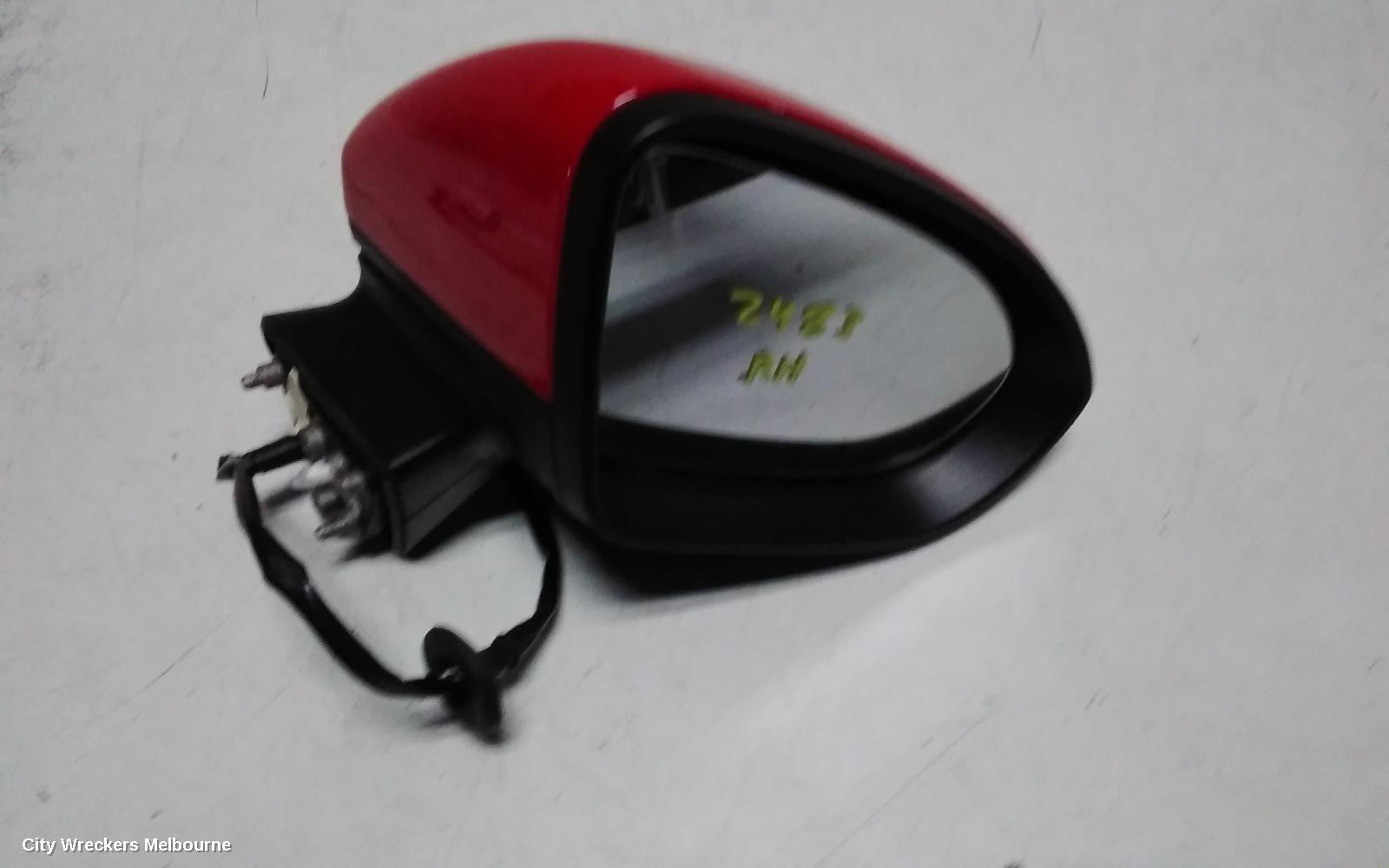 HOLDEN ASTRA RIGHT DOOR MIRROR, BL, SEDAN, NON HEATED, NON BLIND SPOT TYPE, 05/2017 - 12/2020