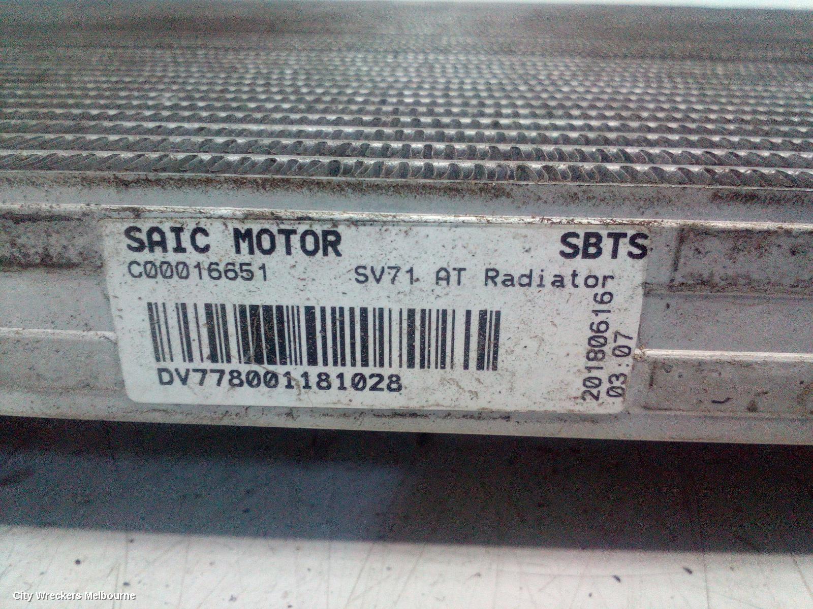 LDV G10 RADIATOR, AUTO, 2.0, PETROL, SV7A/SV7C, WAGON/VAN, 04/2015 ONWARDS