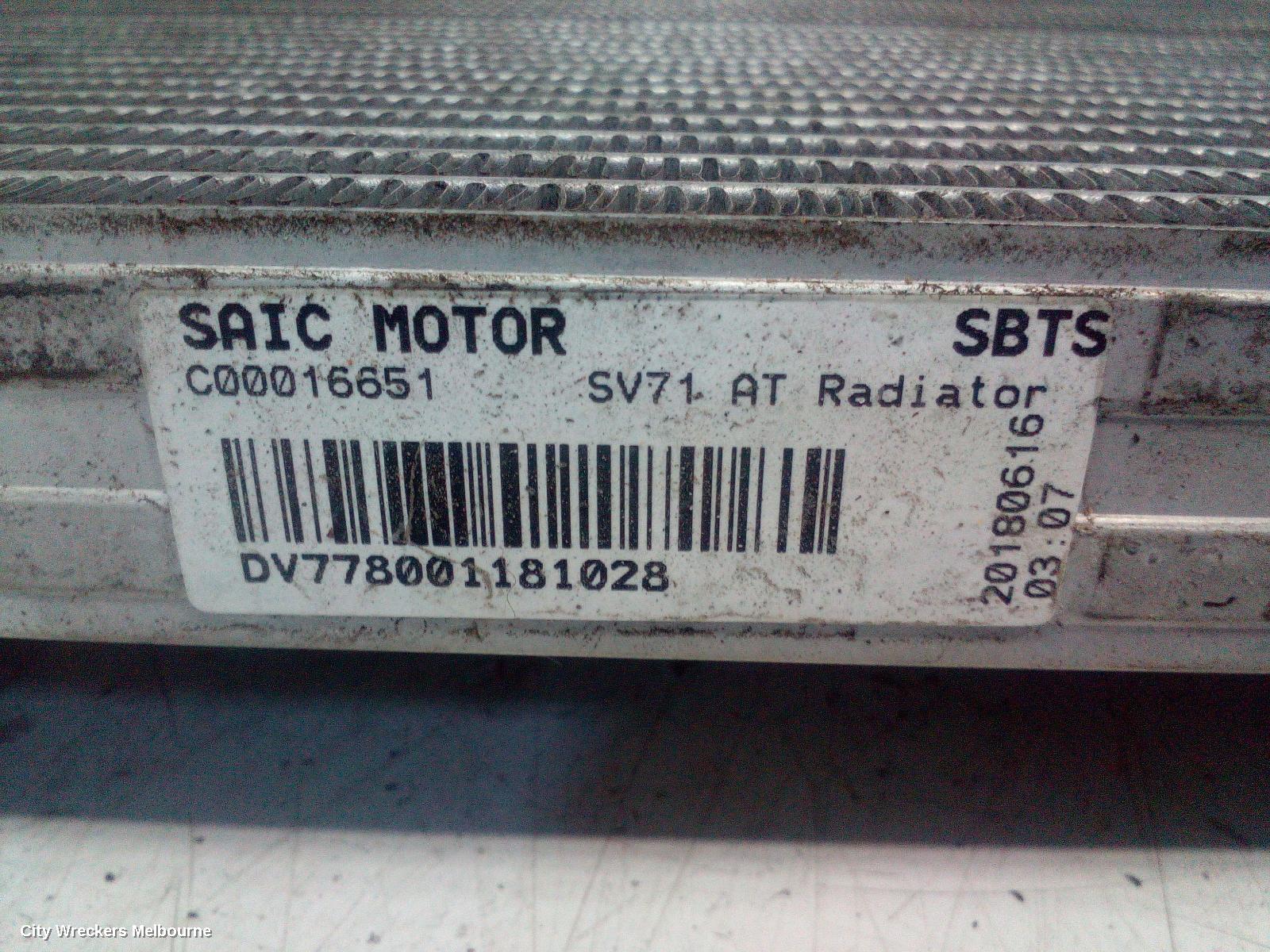 LDV G10 RADIATOR, AUTO, 2.0, PETROL, SV7A/SV7C, WAGON/VAN, 04/2015 ONWARDS