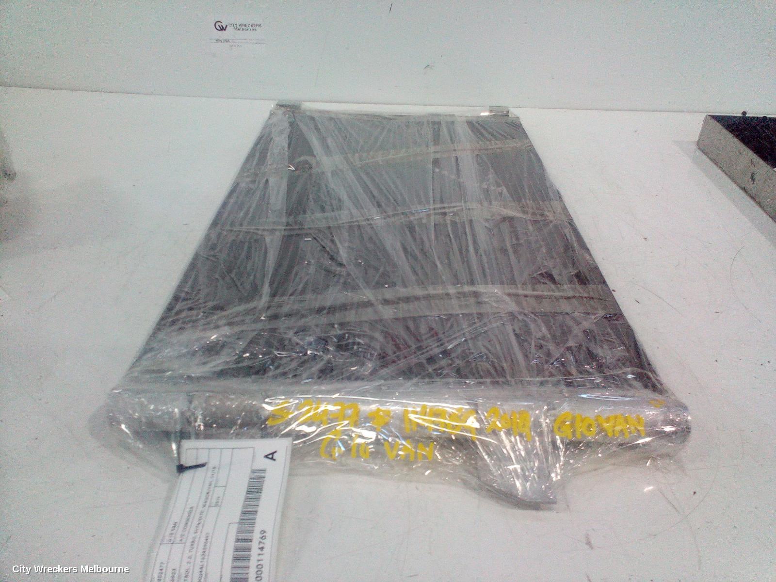 LDV G10 A/C CONDENSER, PETROL, 2.0, TURBO, SV7A/SV7C, WAGON/VAN, 04/2015 ONWARDS