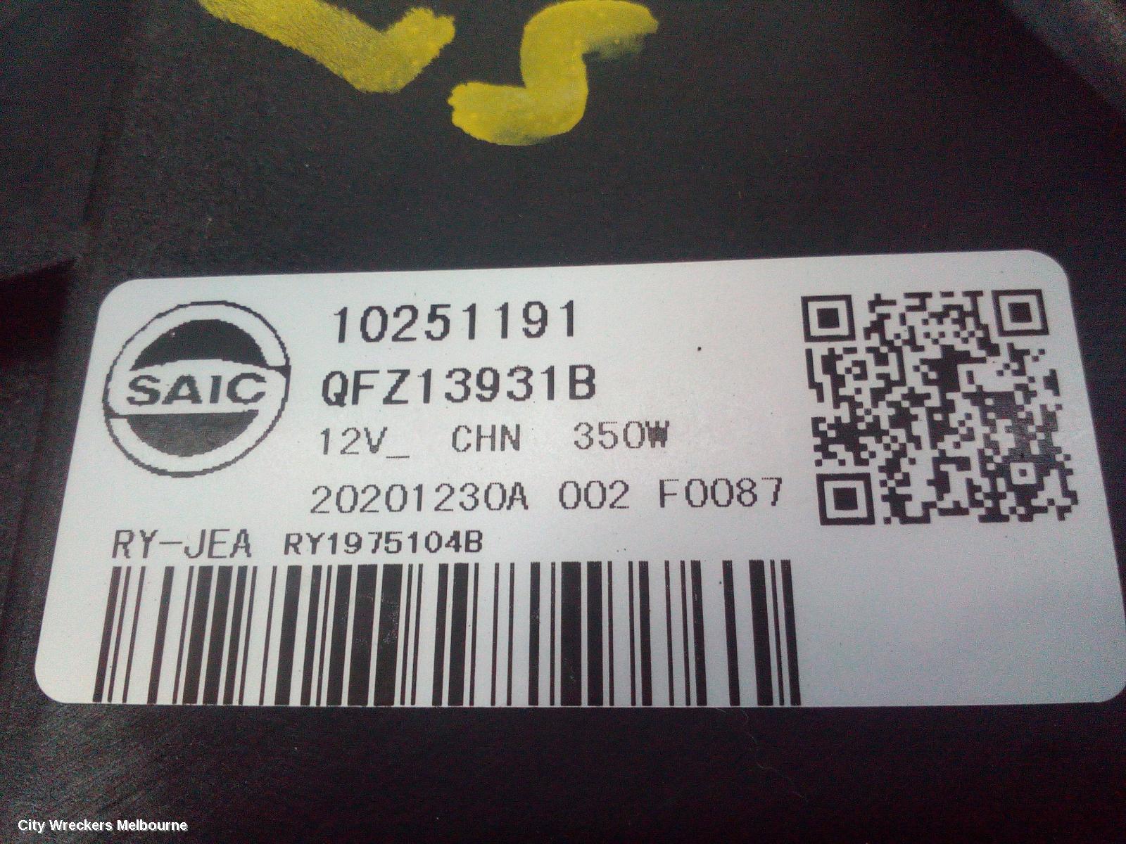 MG ZS FAN, AZS1, 09/2017 - 06/2025