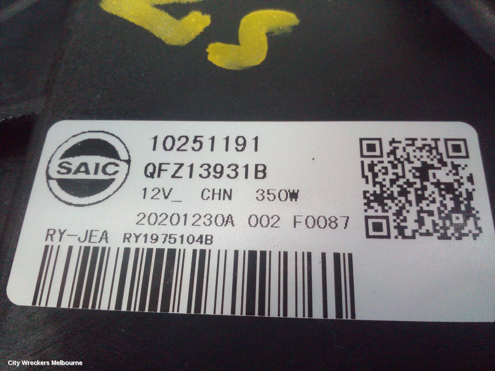 MG ZS FAN, AZS1, 09/2017 - 06/2025