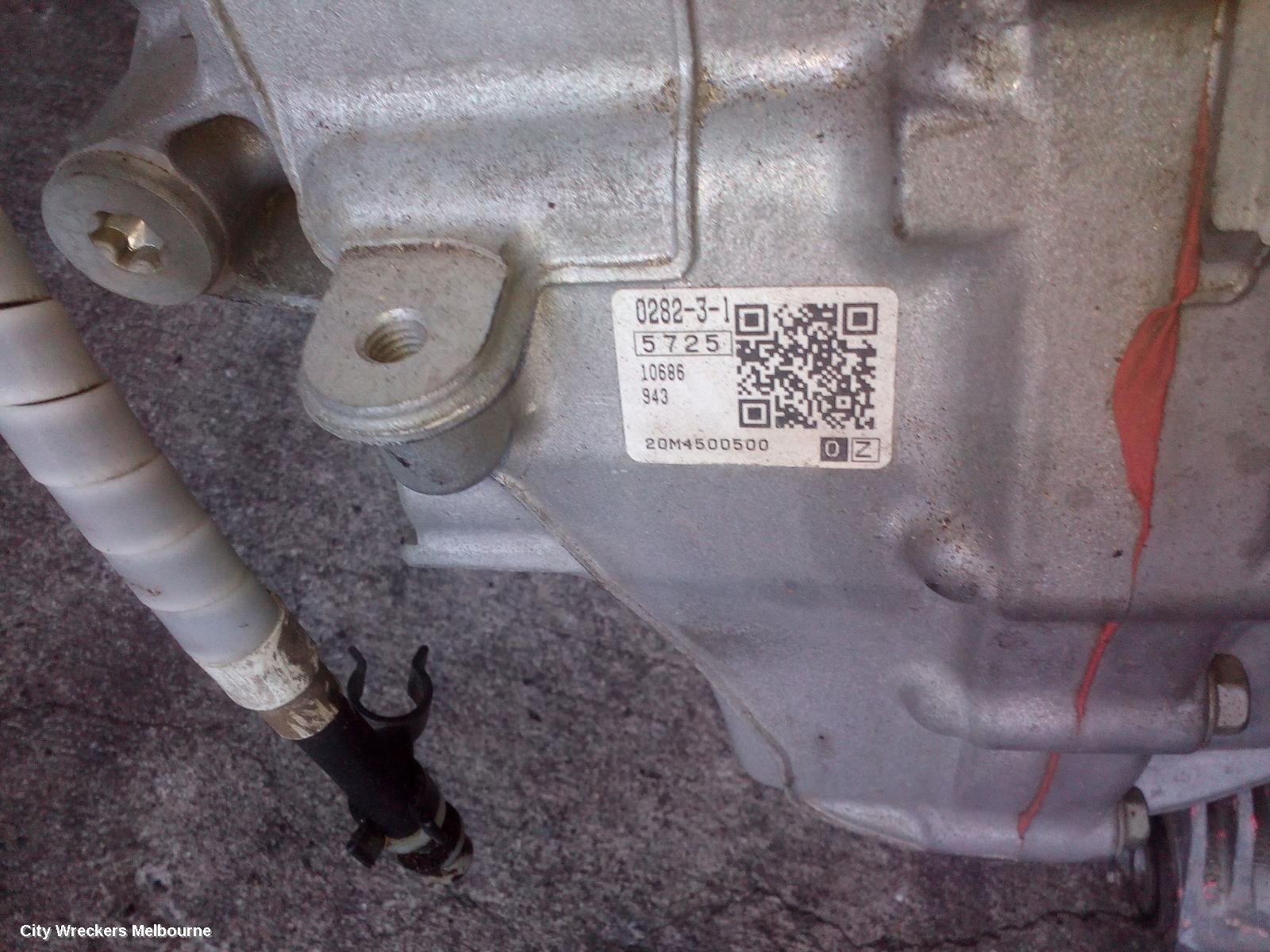 MG ZS TRANS/GEARBOX, AUTO, PETROL, 1.0, TURBO, AZS1, 09/2017 ONWARDS