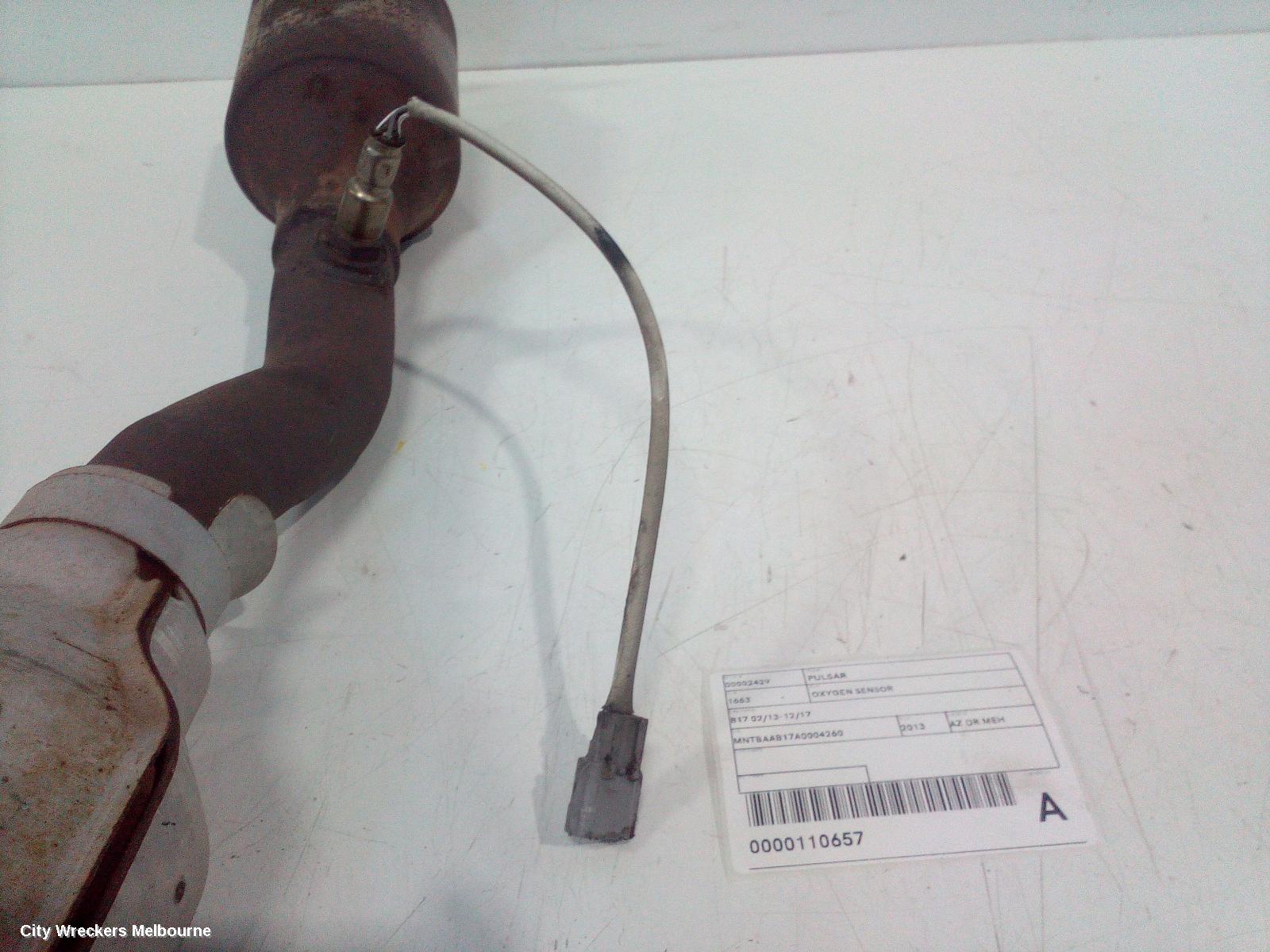 NISSAN PULSAR OXYGEN SENSOR, B17 02/2013 - 12/2017