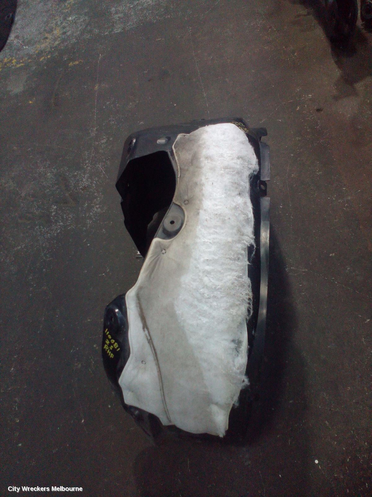 MG ZS RIGHT GUARD LINER, AZS1, FRONT, 09/2017 ONWARDS