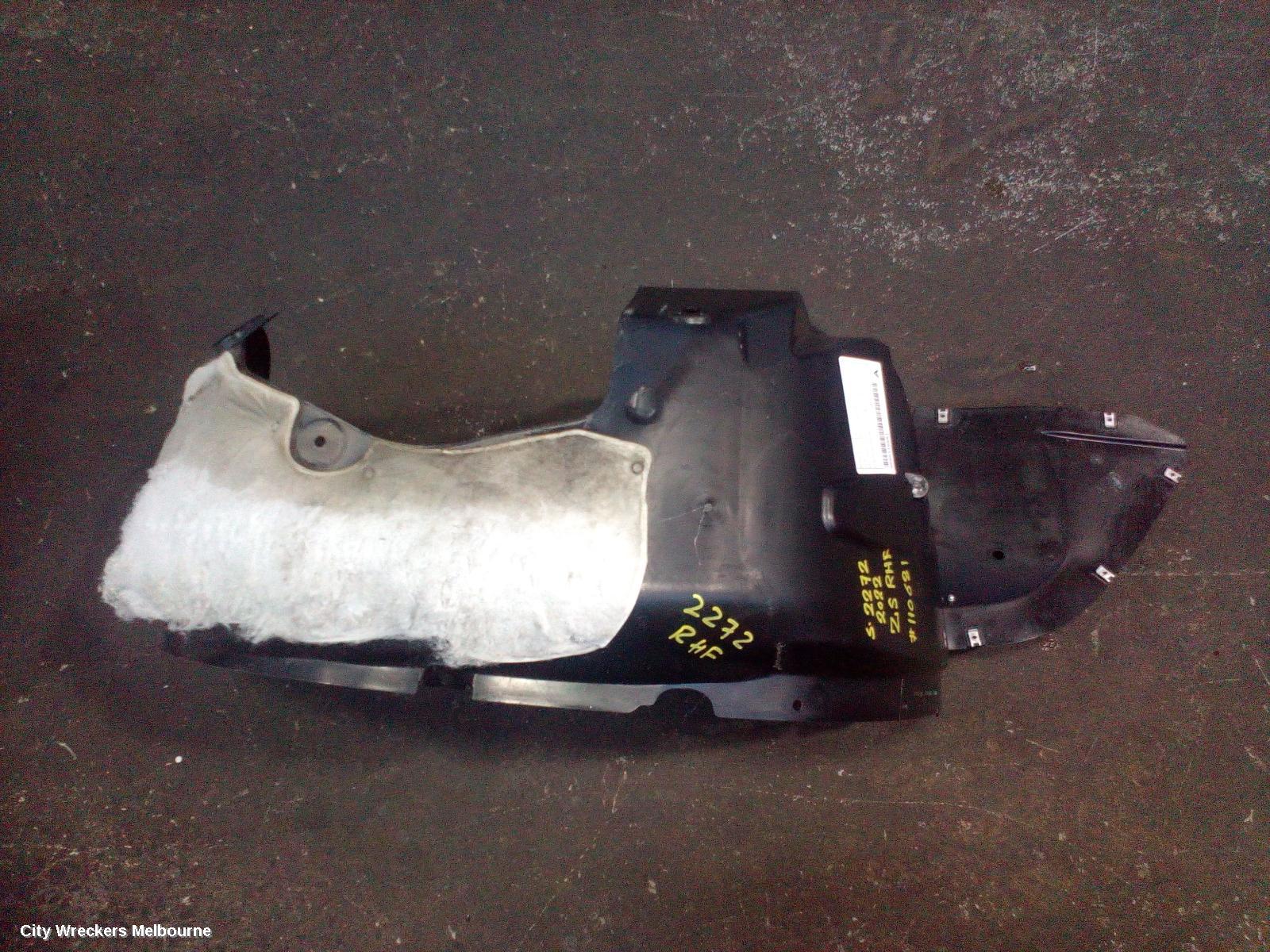 MG ZS RIGHT GUARD LINER, AZS1, FRONT, 09/2017 ONWARDS