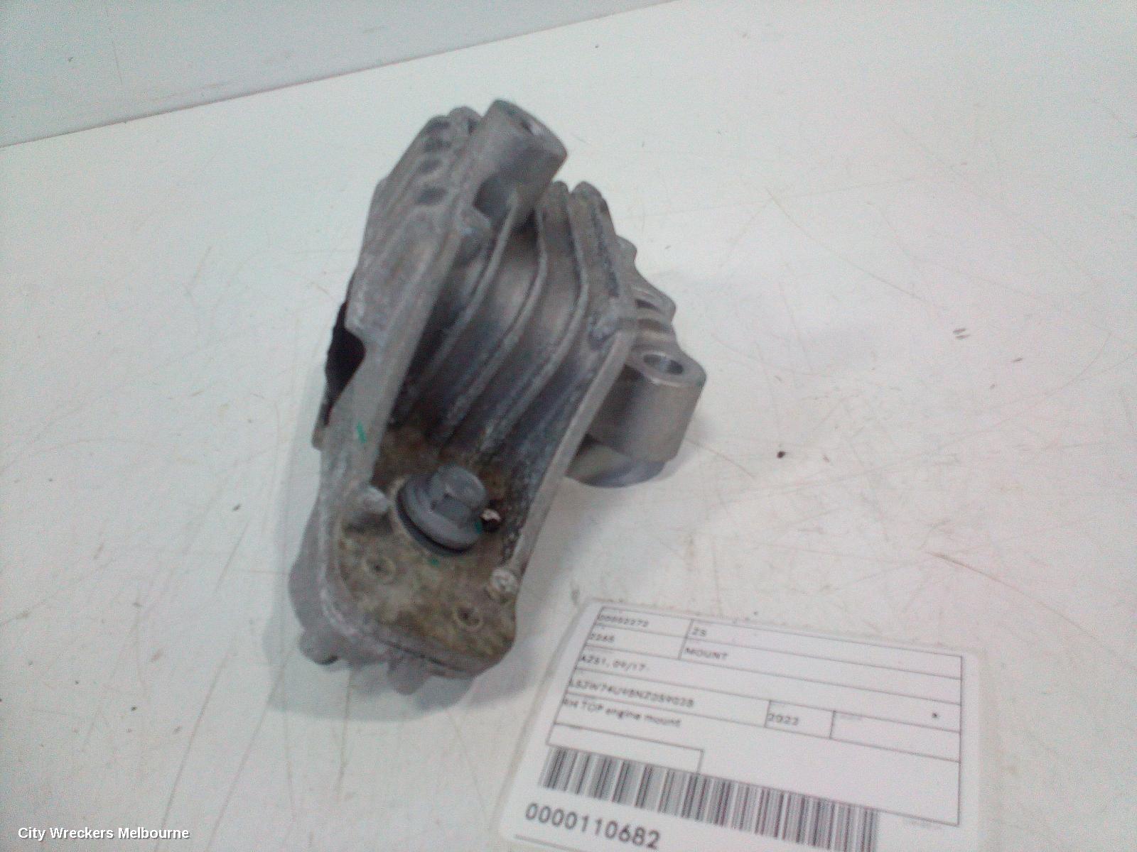 MG ZS MOUNT, ENGINE MOUNT (RH SIDE), PETROL, 1.5, AZS1, 09/2017 ONWARDS