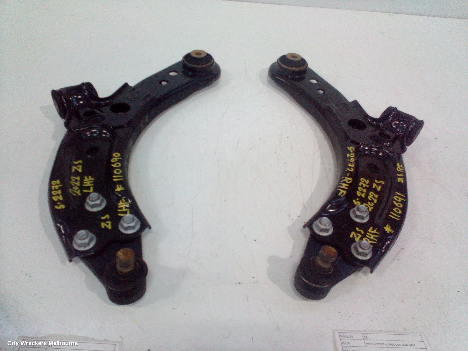 MG ZS RIGHT FRONT LOWER CONTROL ARM, AZS1, 09/2017 - 06/2025