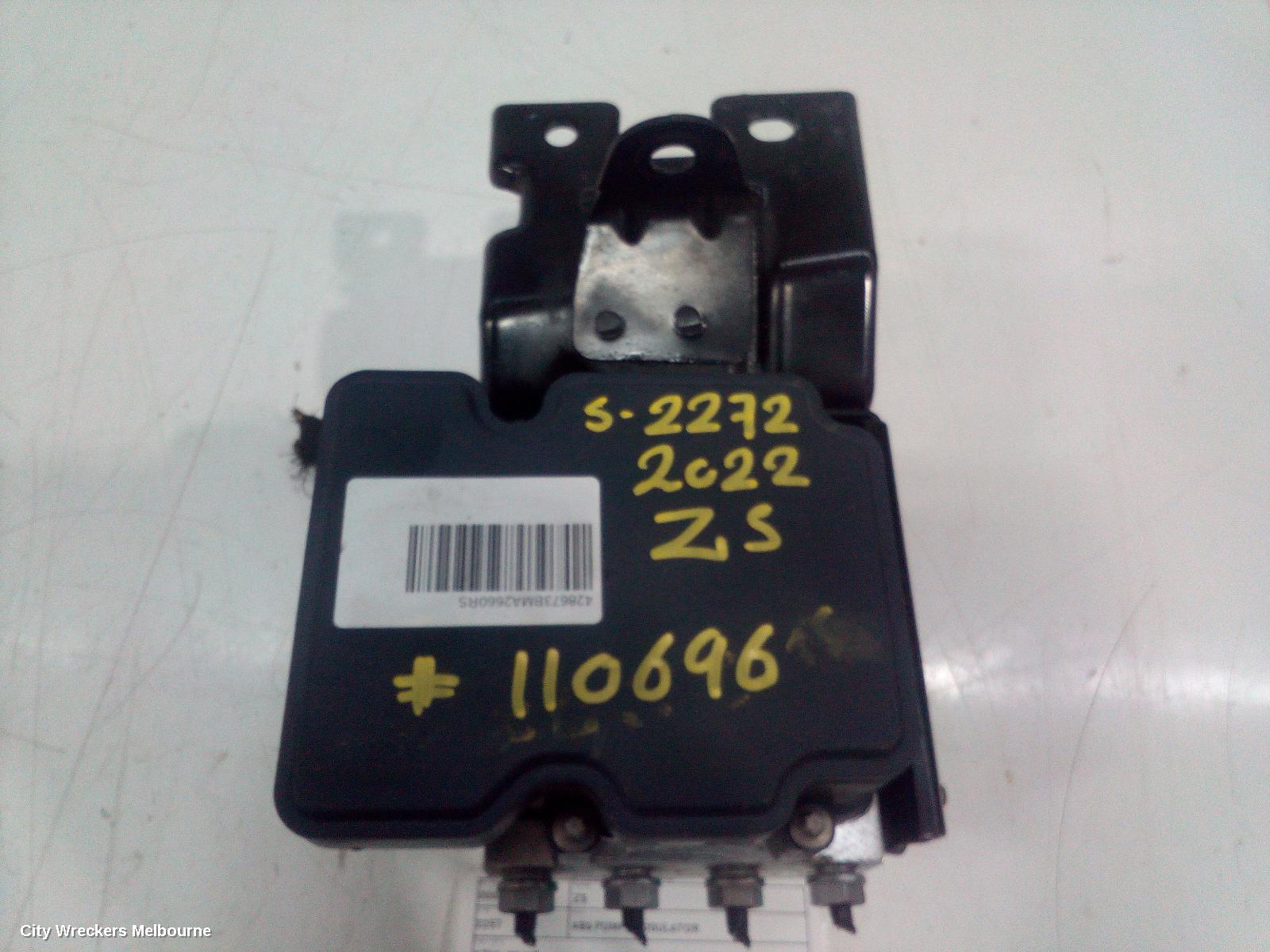 MG ZS ABS PUMP/MODULATOR, AZS1, 09/2017 - 06/2025