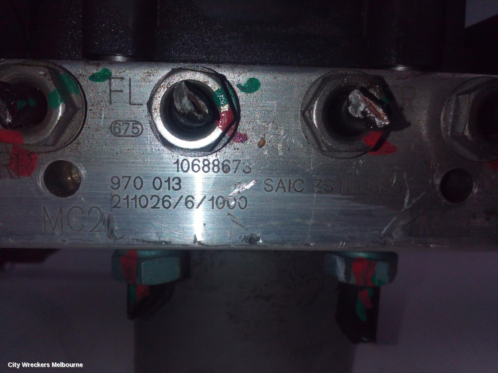 MG ZS ABS PUMP/MODULATOR, AZS1, 09/2017 - 06/2025