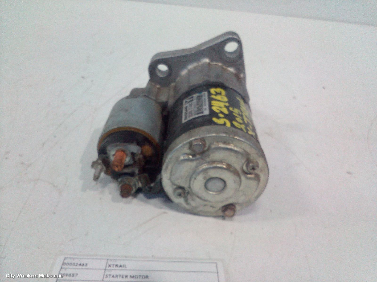 NISSAN XTRAIL STARTER, PETROL, 2.5, QR25DE, AUTO T/M, W/ LONG SNOUT TYPE, T32, 02/2014 - 07/2022