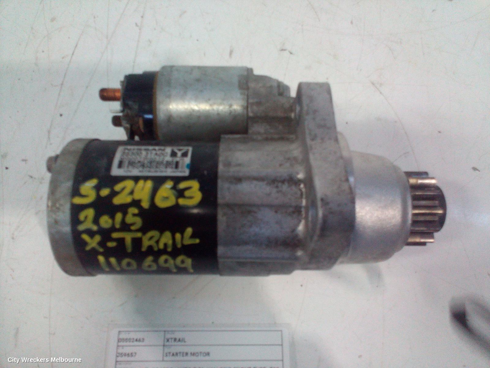 NISSAN XTRAIL STARTER, PETROL, 2.5, QR25DE, AUTO T/M, W/ LONG SNOUT TYPE, T32, 02/2014 - 07/2022