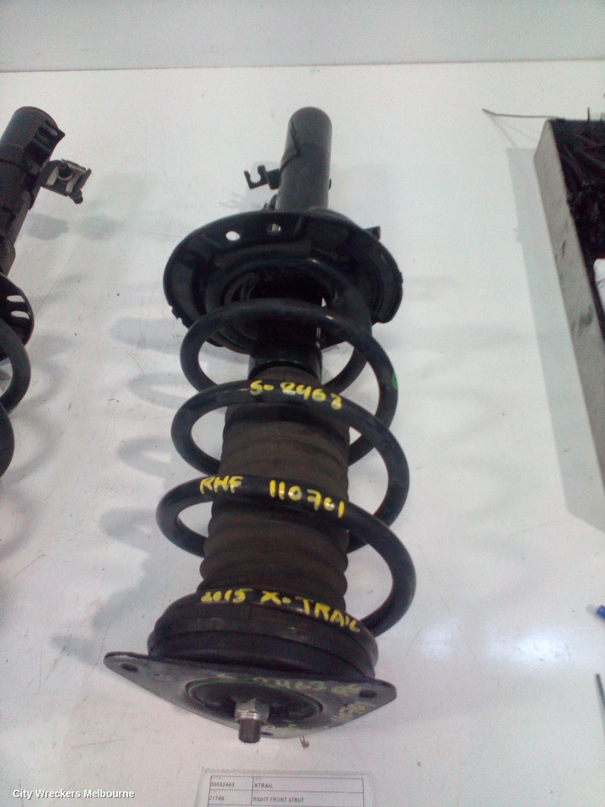 NISSAN XTRAIL RIGHT FRONT STRUT, T32, 2.0/2.5, PETROL, 02/2014 - 07/2022